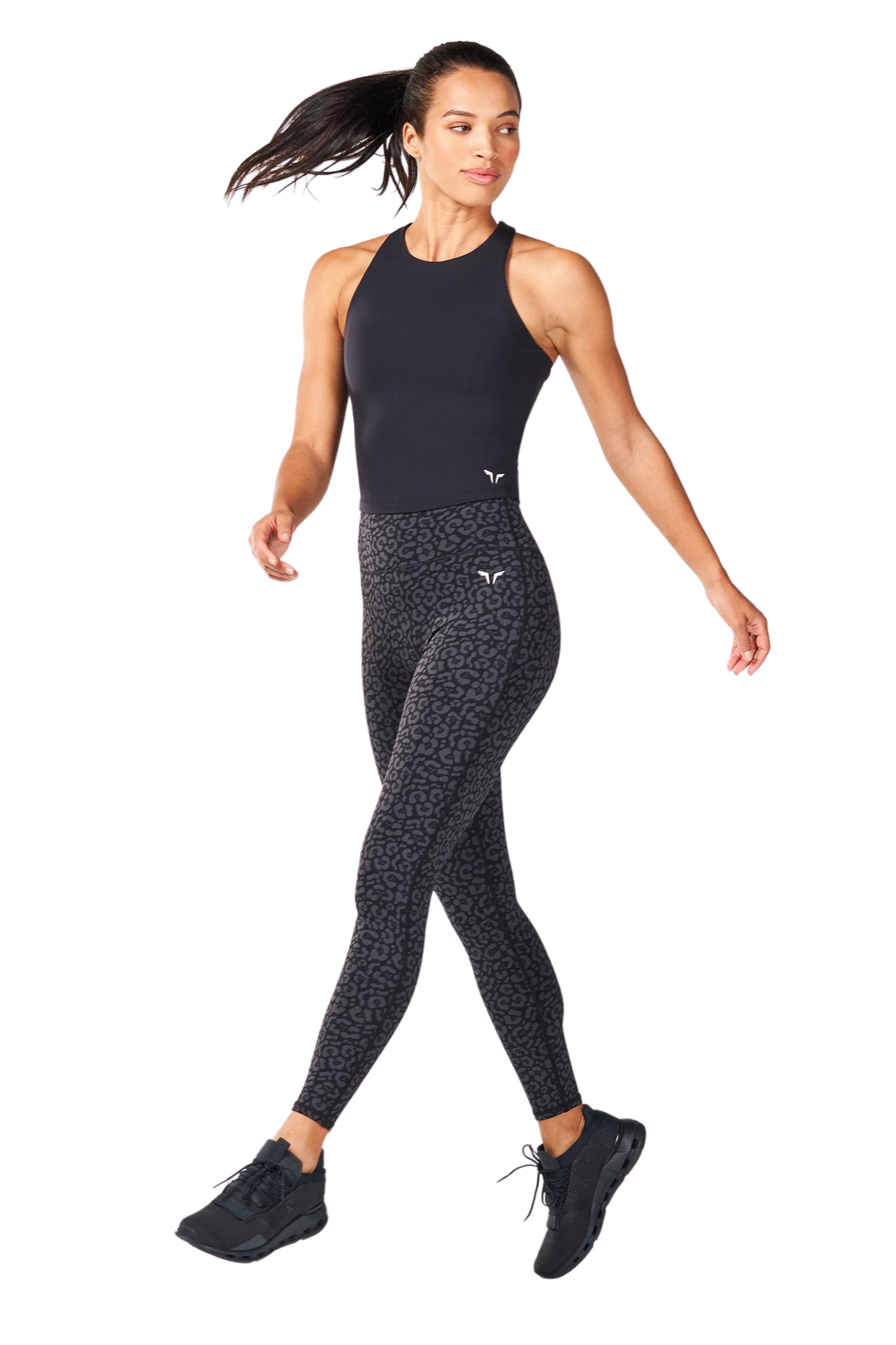 SquatWolf Black Core Muscle Tank for gym, yoga and workouts.