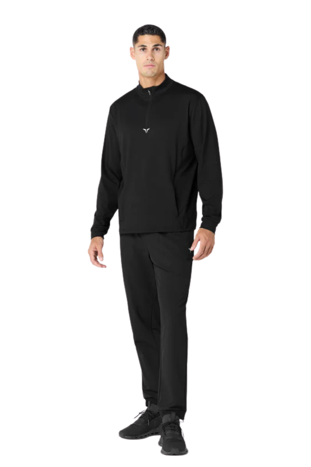 Men's - Essential Quarter Zip Long Sleeves Training Tee
