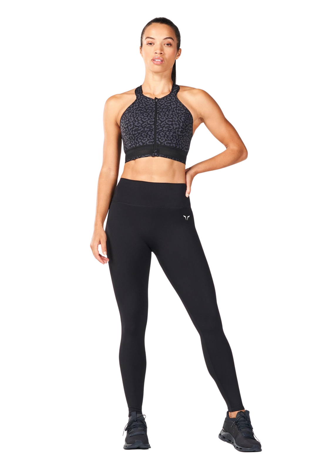 Black Sports Leggings for Yoga, Gym