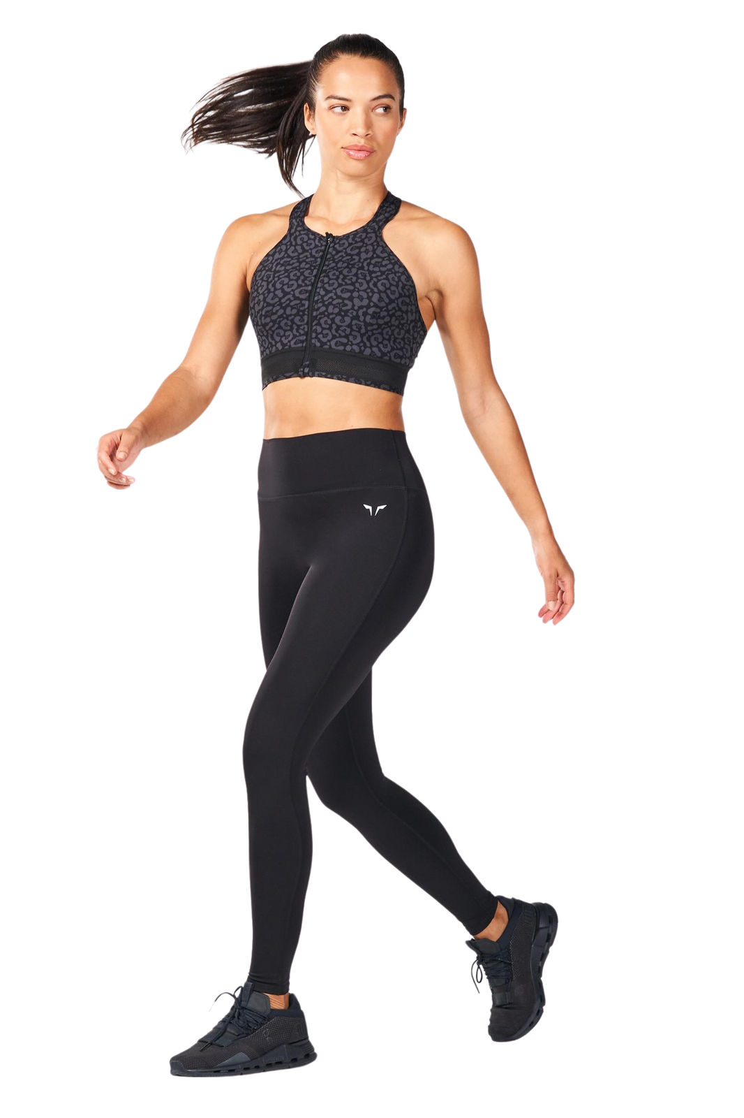 Black Sports Leggings for Yoga, Gym