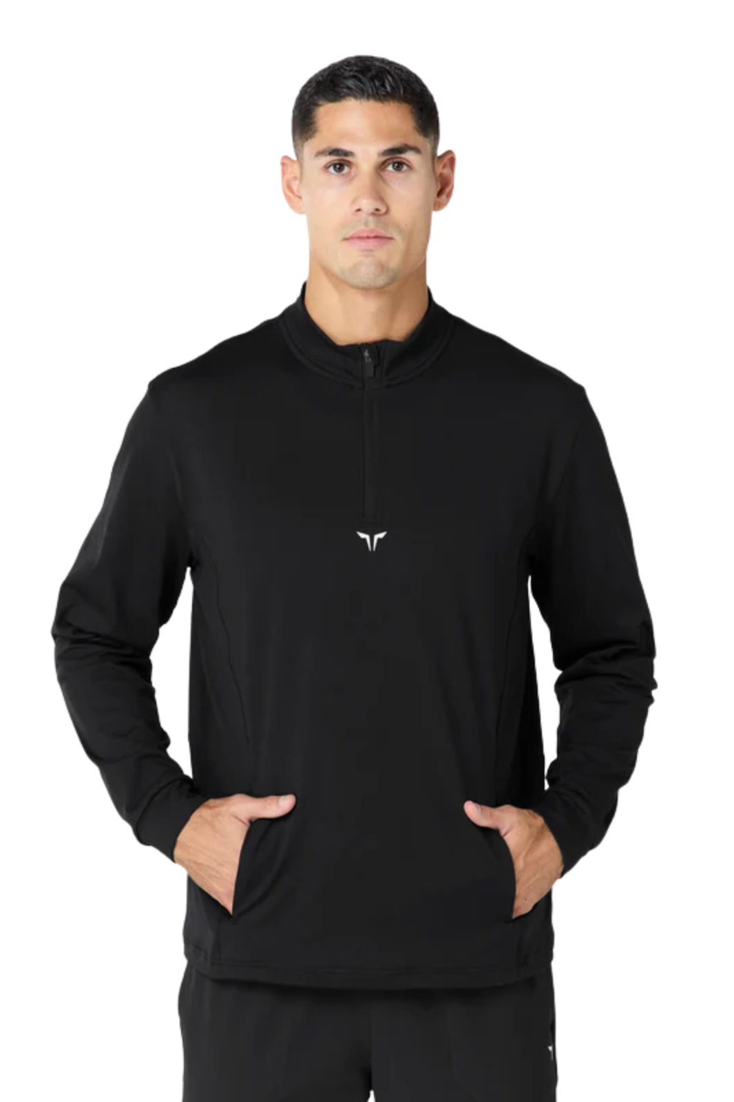 Men's - Essential Quarter Zip Long Sleeves Training Tee