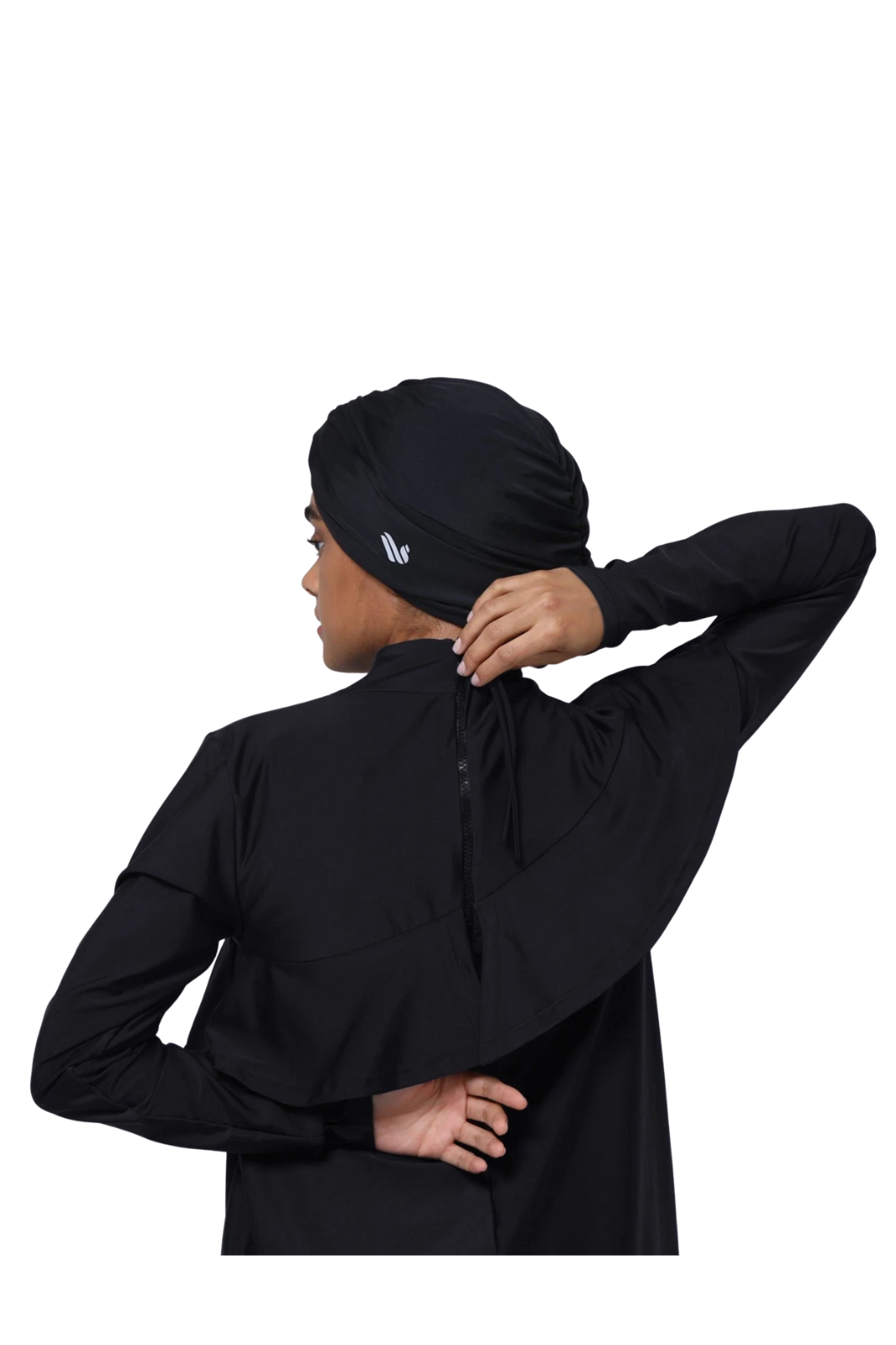 Ruffle Modest Swim Dress