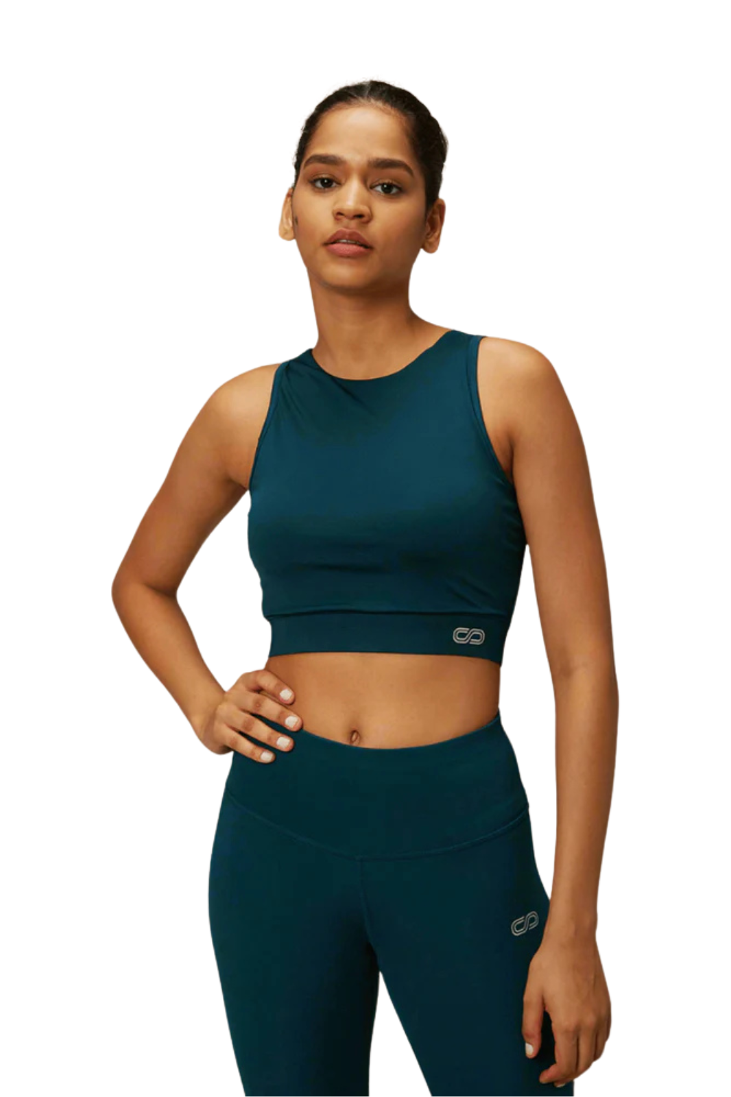 Padded Cross Back Crop Top