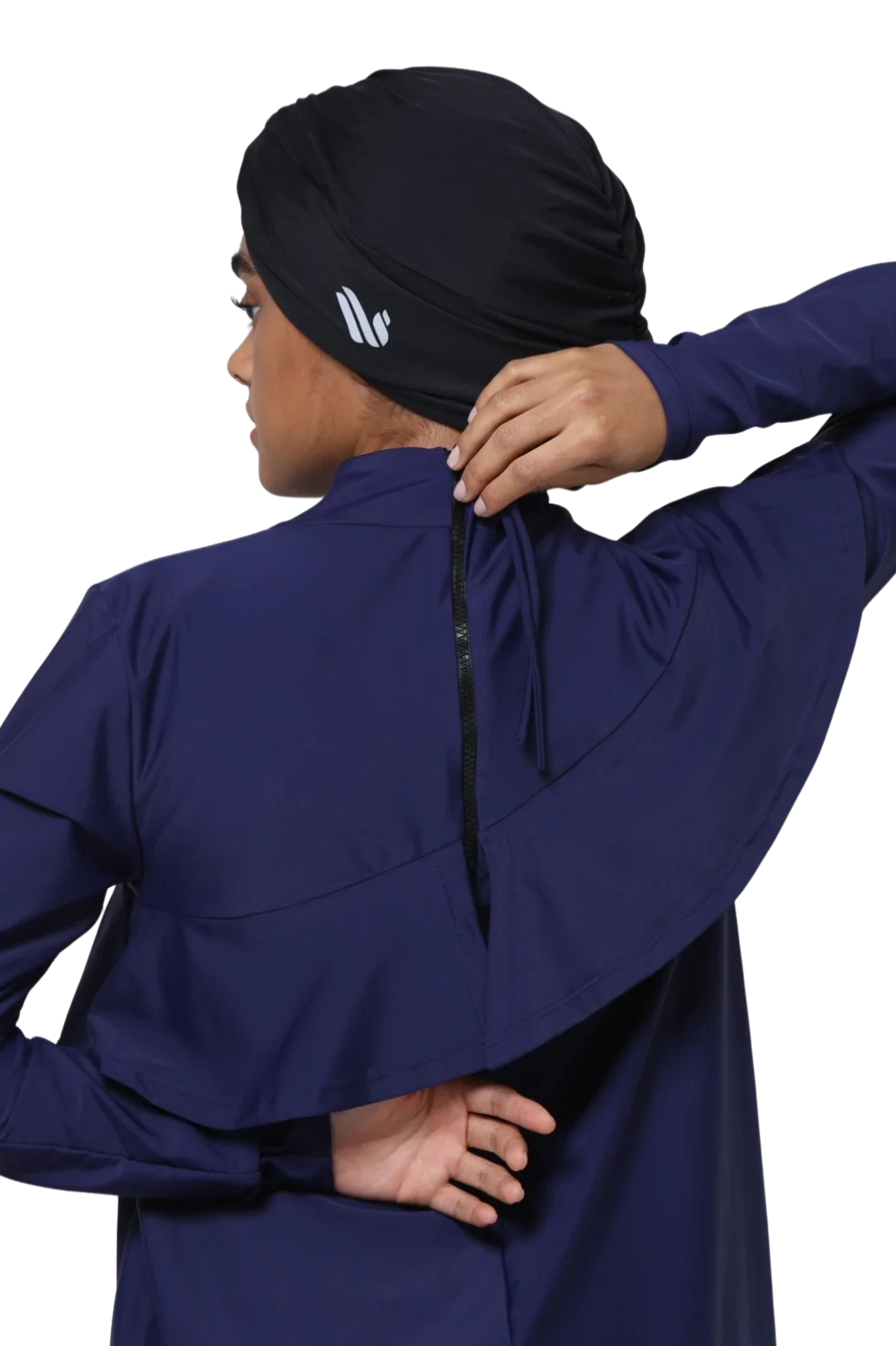 Ruffle Modest Swim Dress