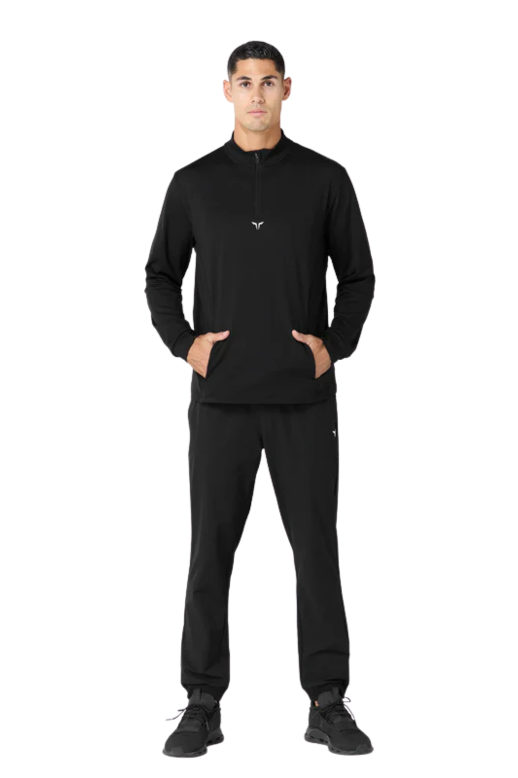 Men's - Essential Quarter Zip Long Sleeves Training Tee