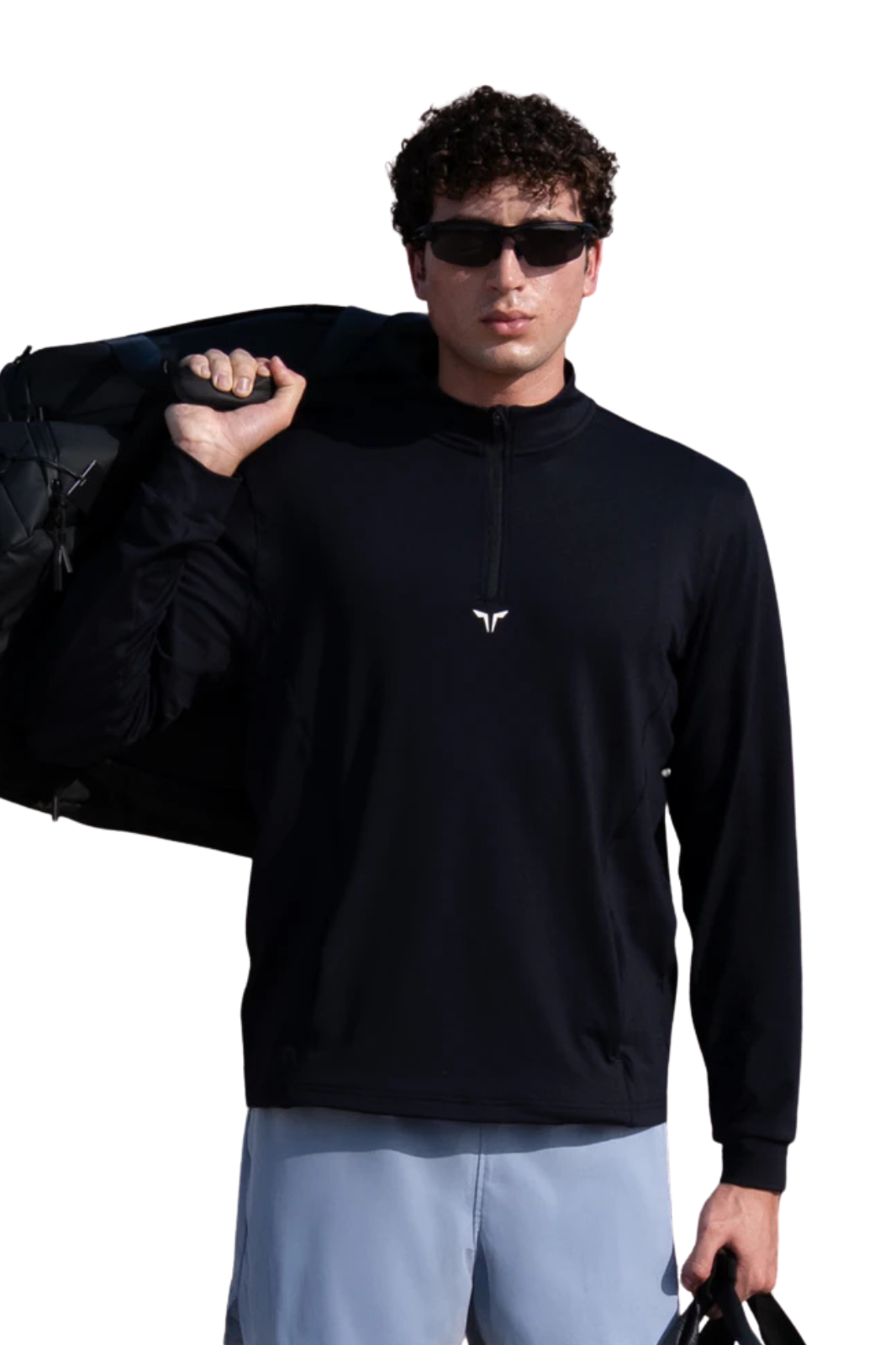 Men's - Essential Quarter Zip Long Sleeves Training Tee