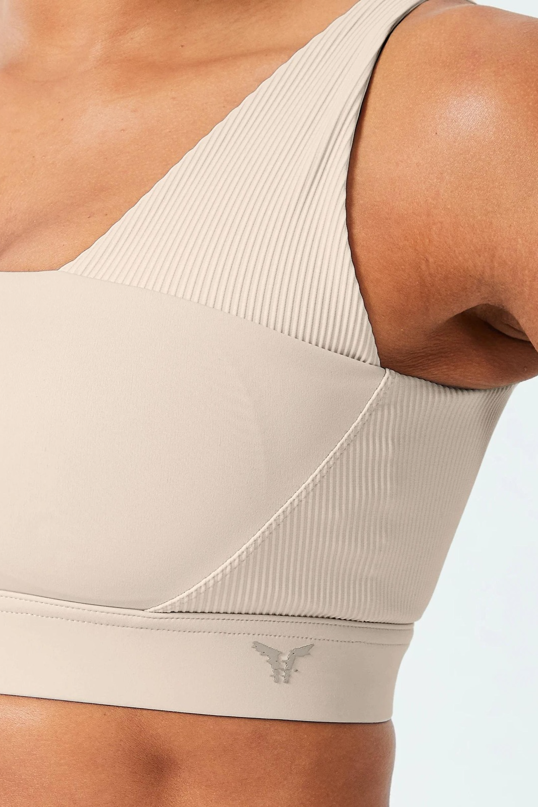 Code Asymmetric Glitch Bra