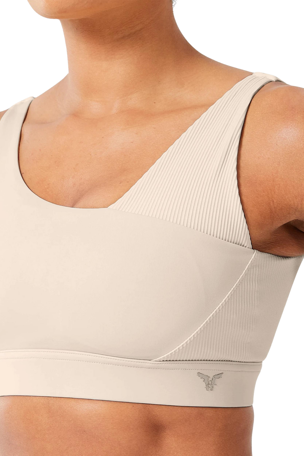 Code Asymmetric Glitch Bra