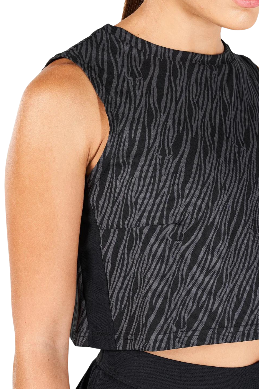 SquatWolf Core Wild Print Crop Tank  for Women