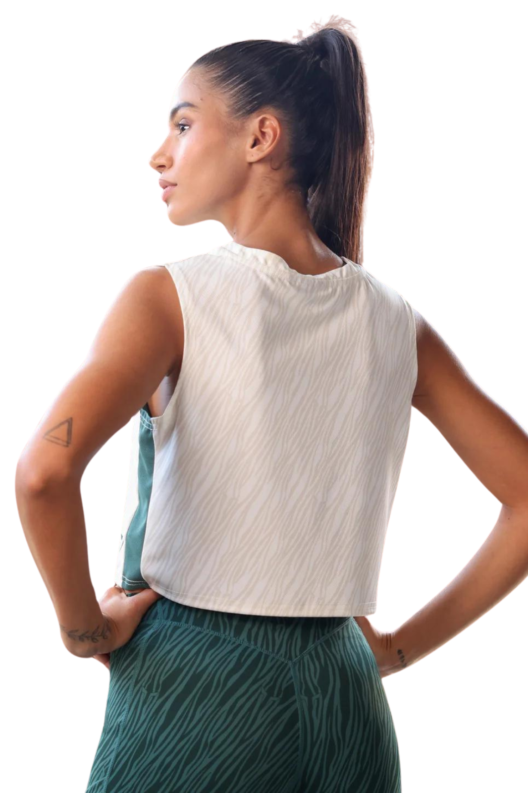 Core Wild Print  Crop Tank