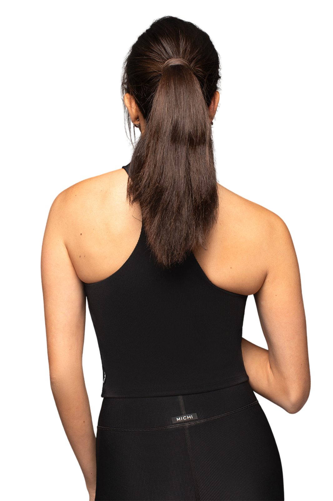 stylish black crop top
