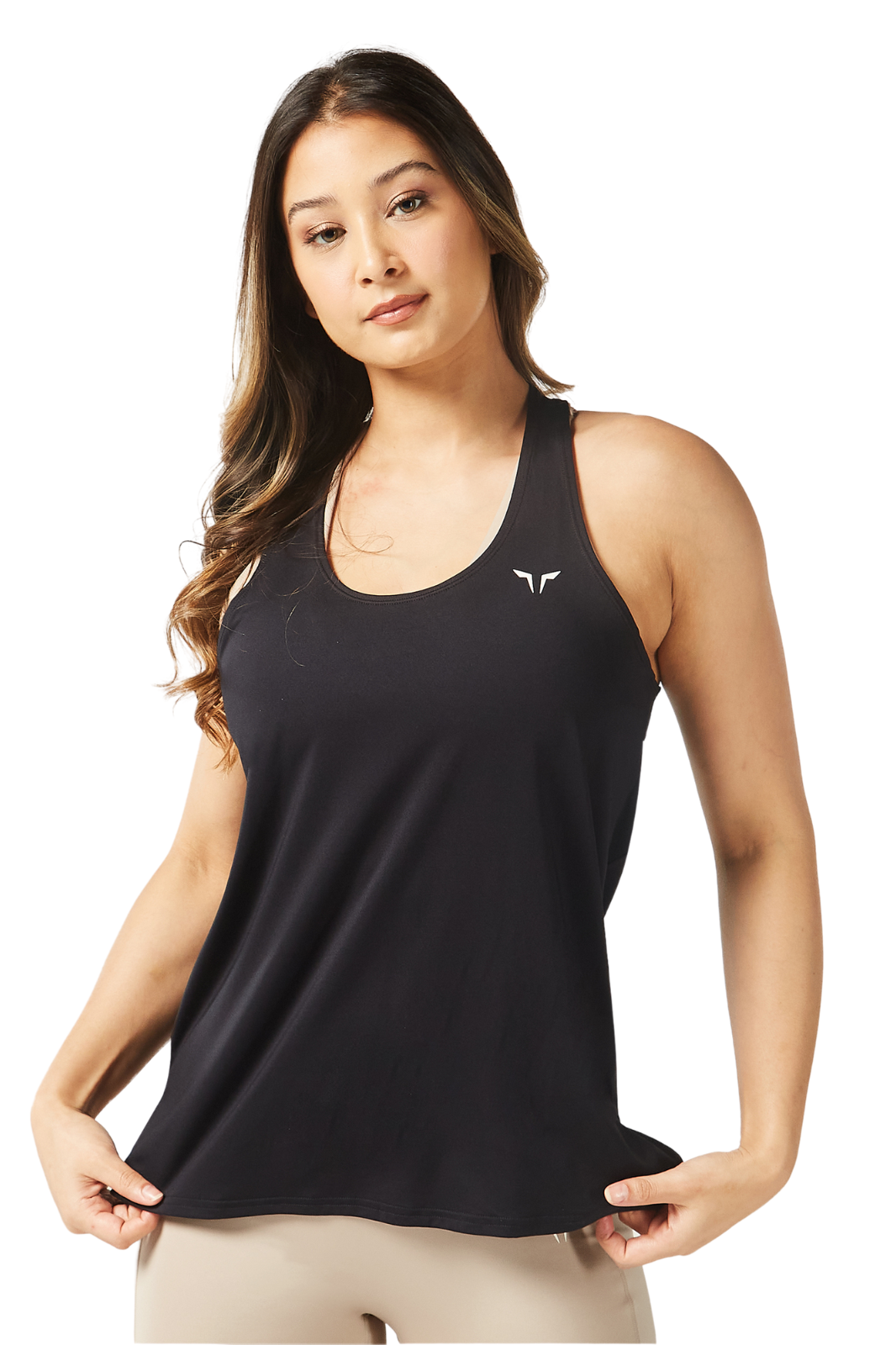 High Support Black Tank for Women
