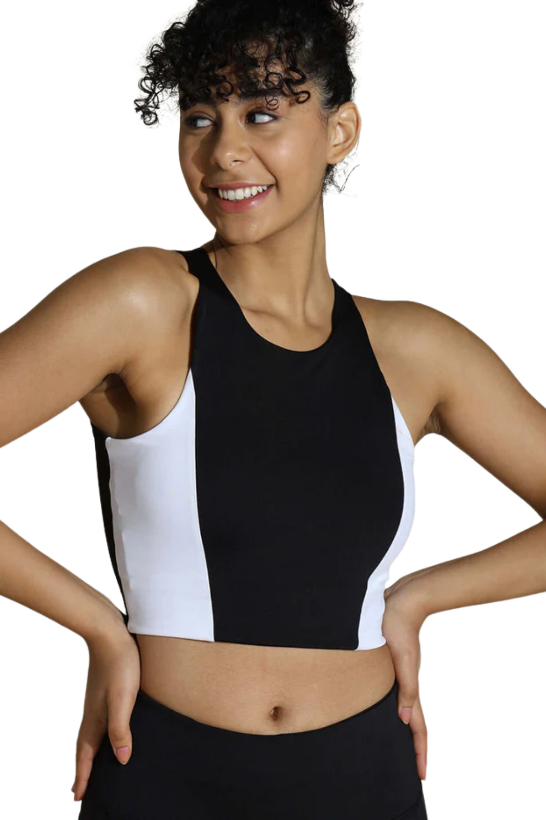 Silvertraq Monochrome Crop Top front