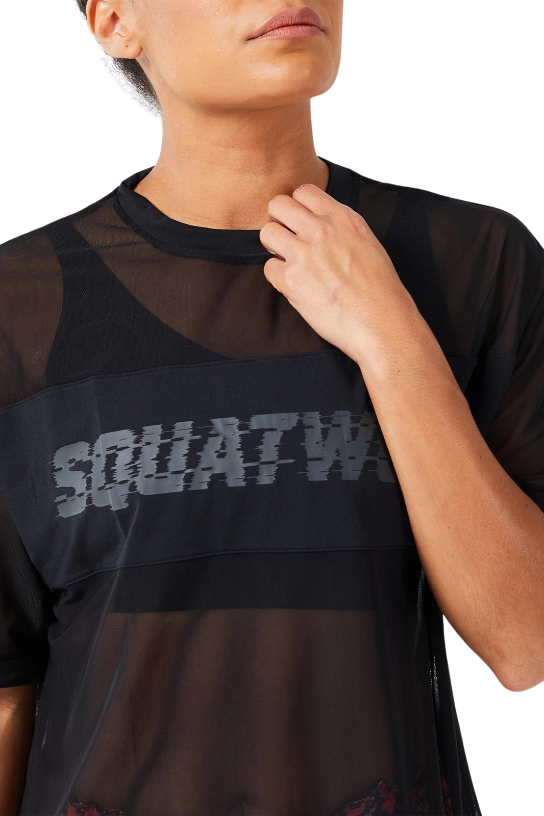 SquatWolf Mesh Tee for Women