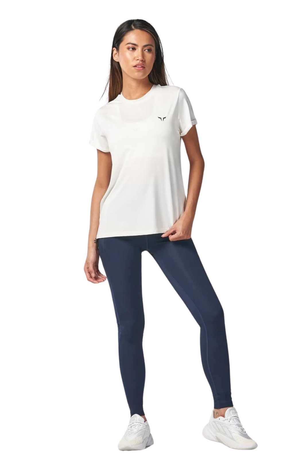 WHITE  loose Fit T-shirt for Gym