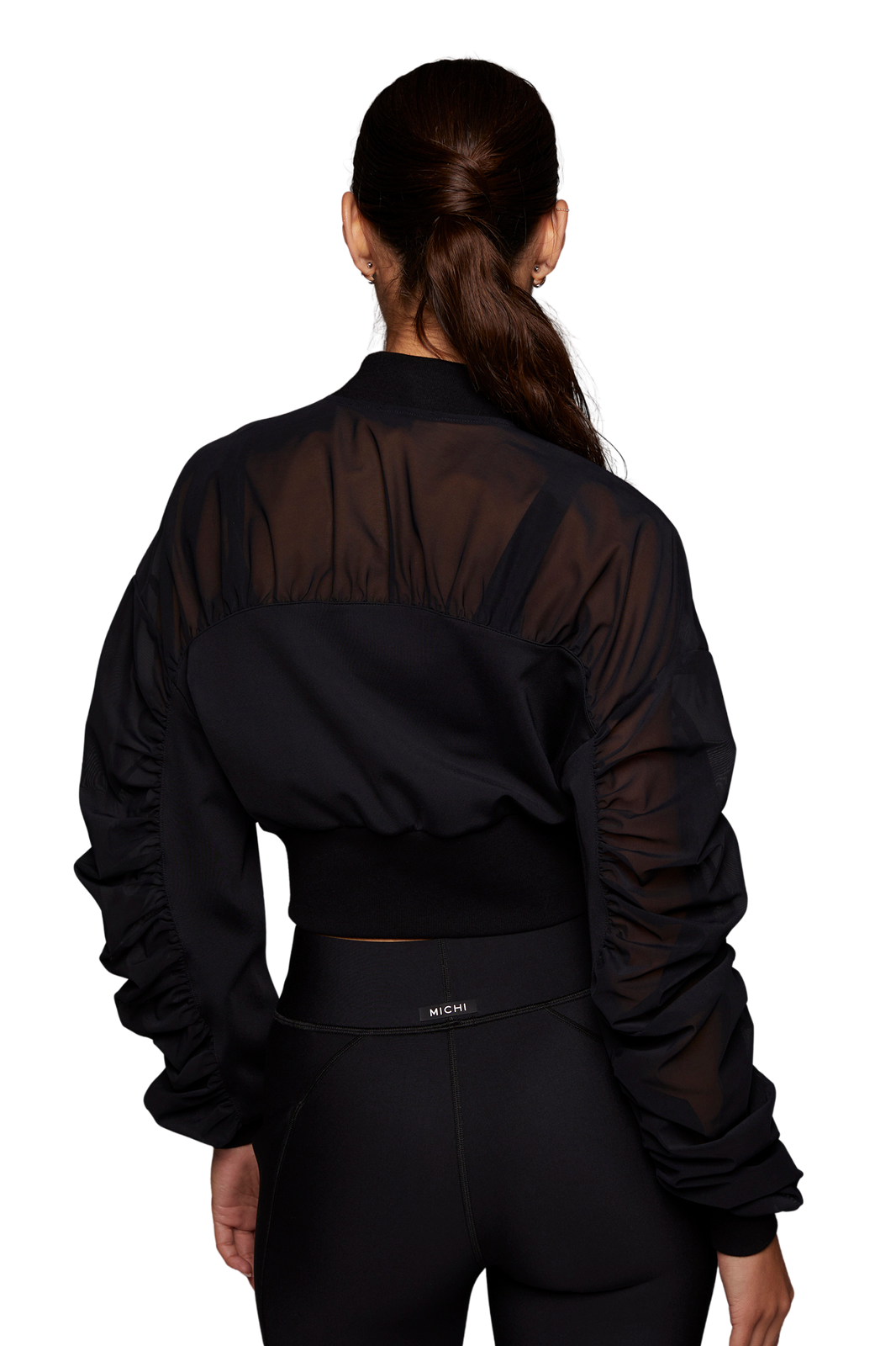 Michi Zip-Up Bomber Jacket