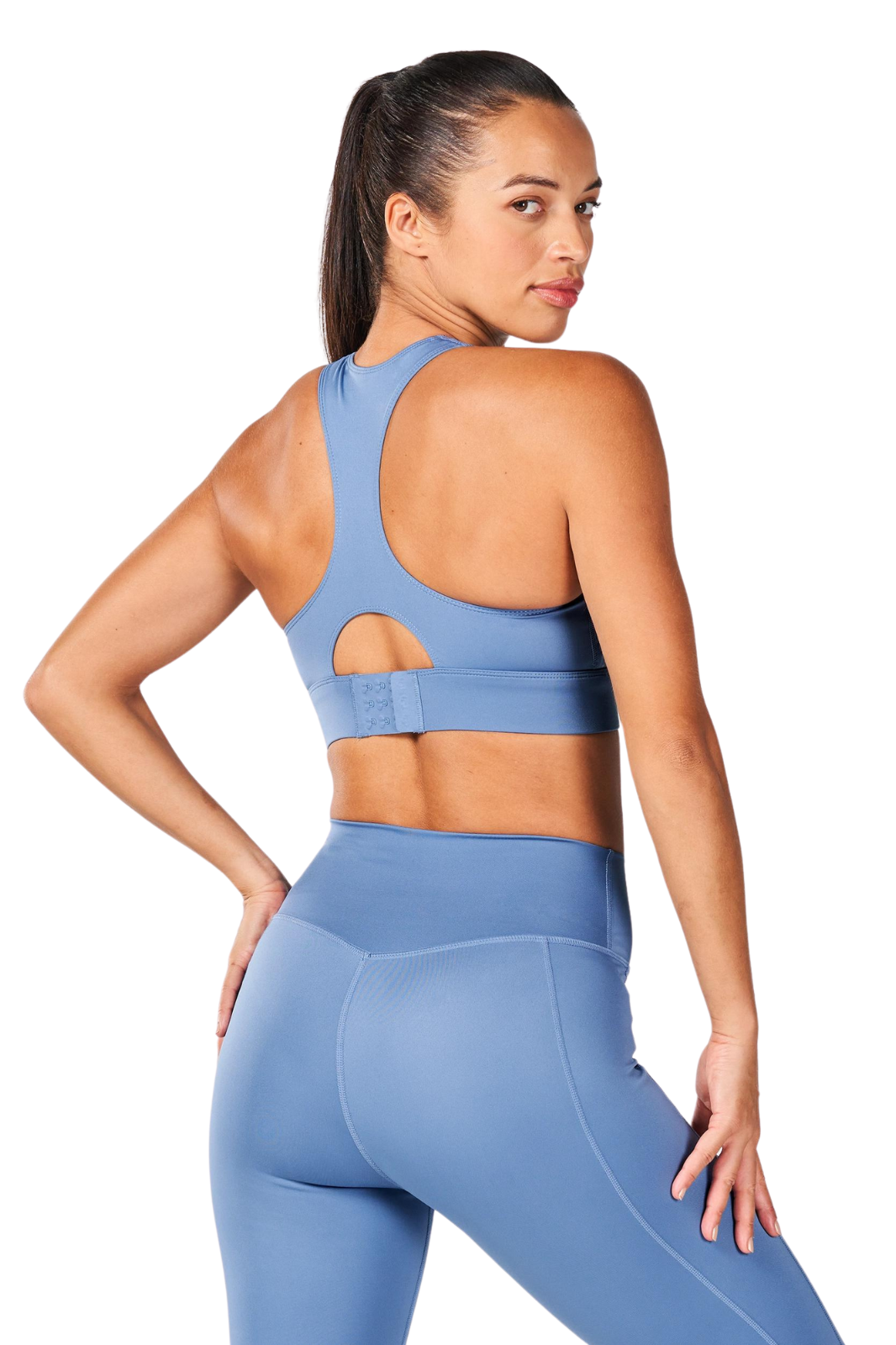 back of Squatwolf High Impact Sports Bra