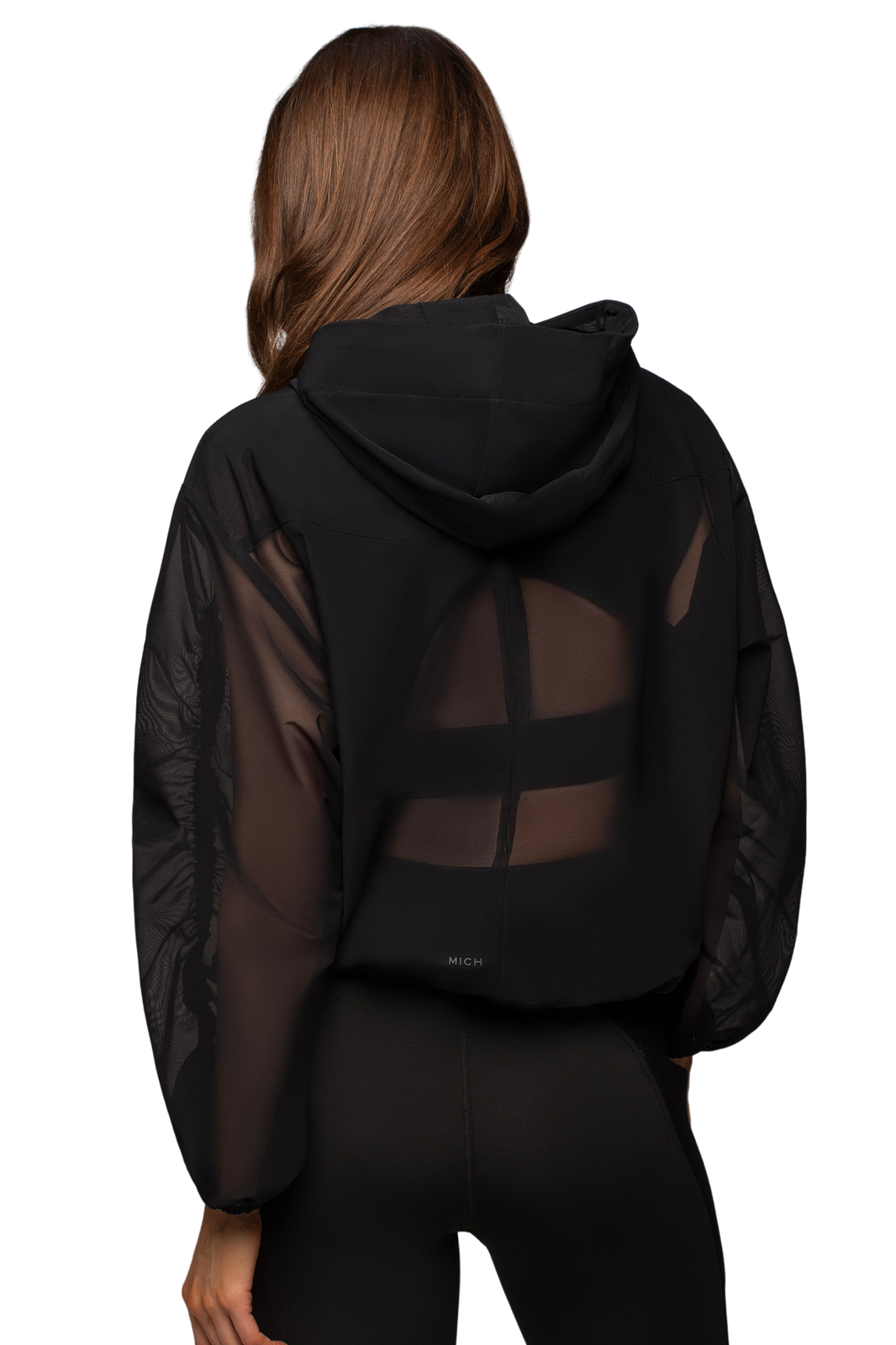 Michi Black Mesh Jacket for Women