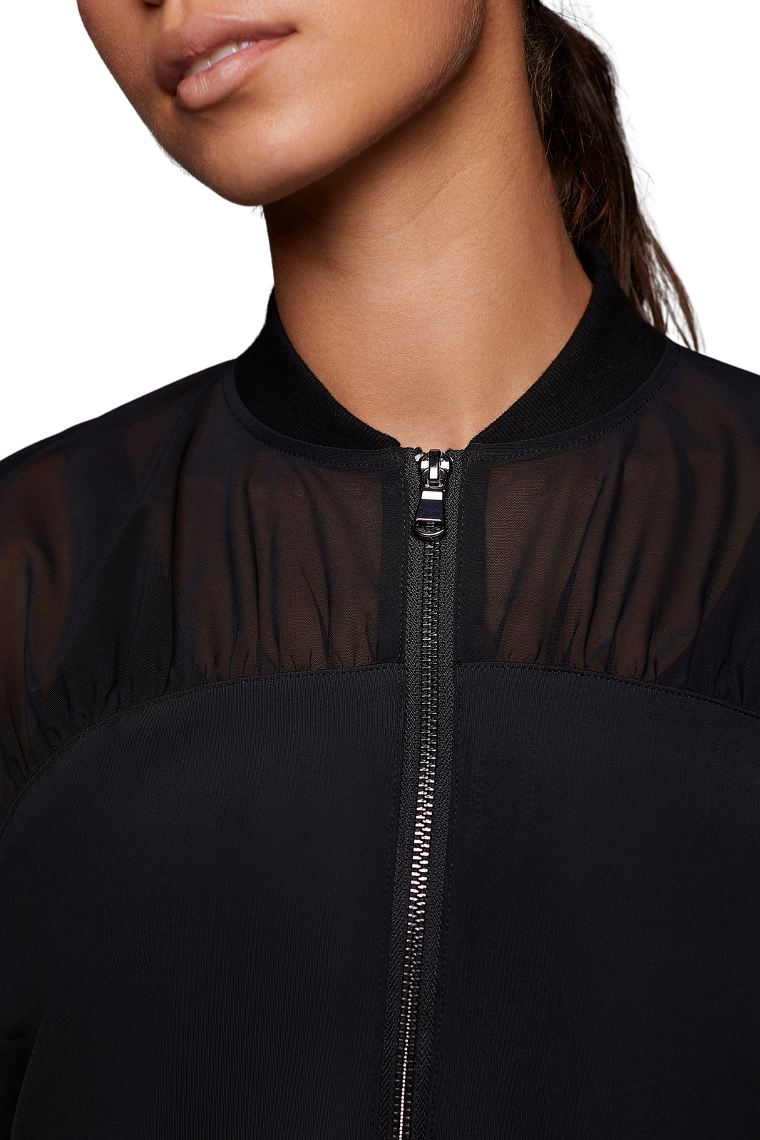 Michi Zip-Up Bomber Jacket