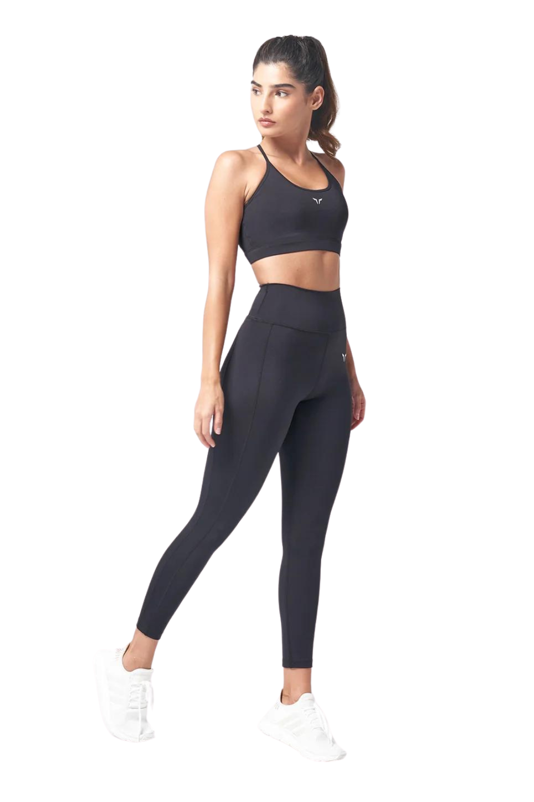 Black High-Waisted Sports Leggings