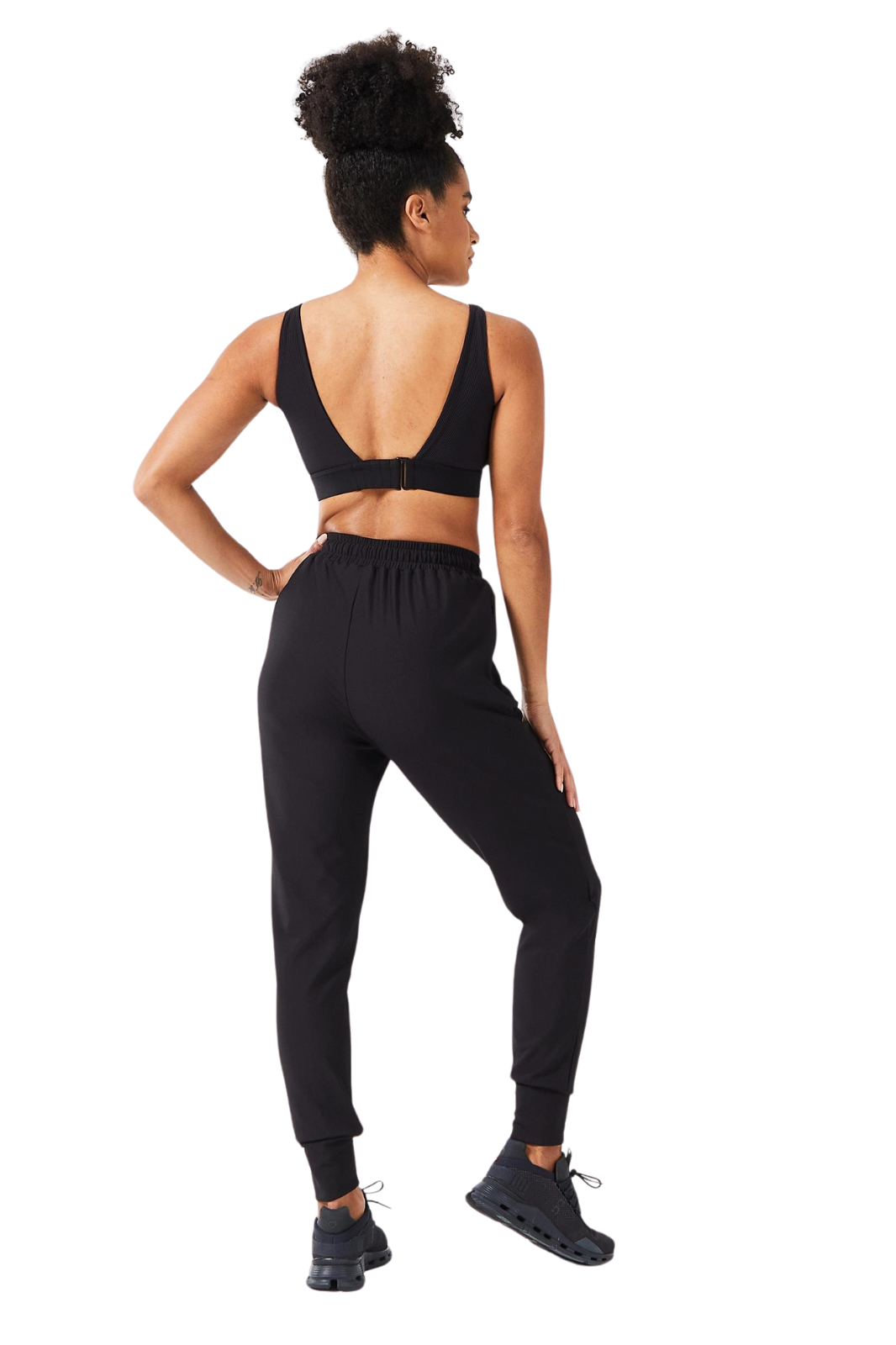 long back view of Ribbed Jogger for Women