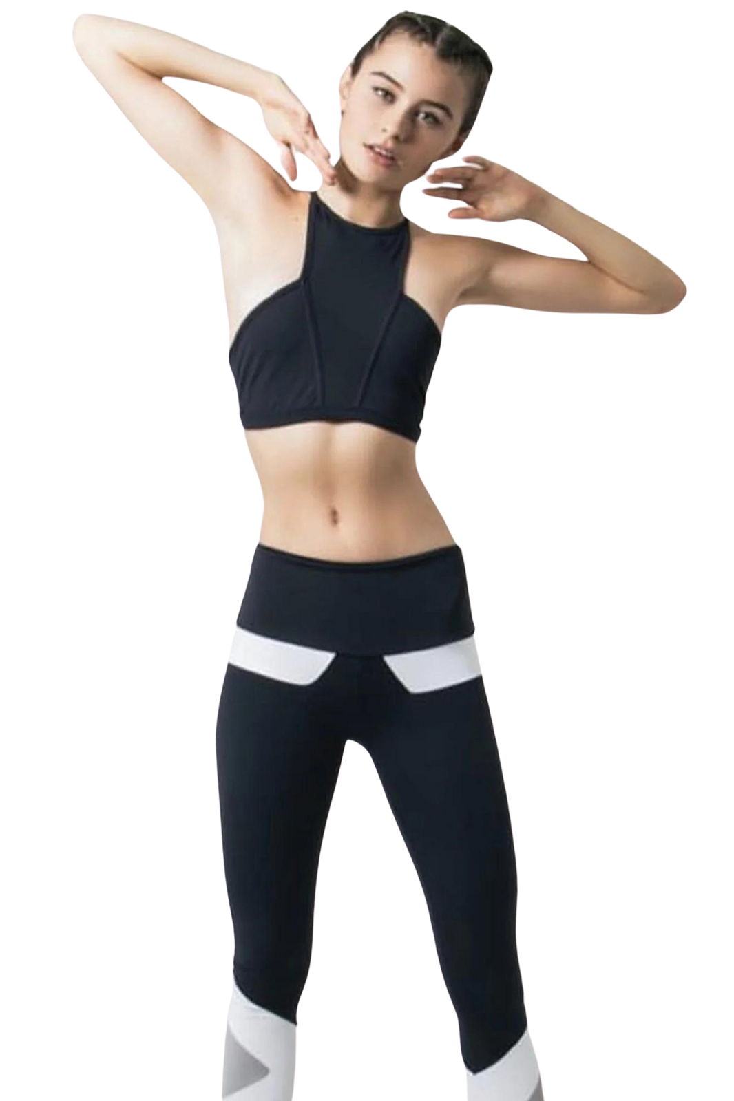 Olivia High-Waisted Black Leggings