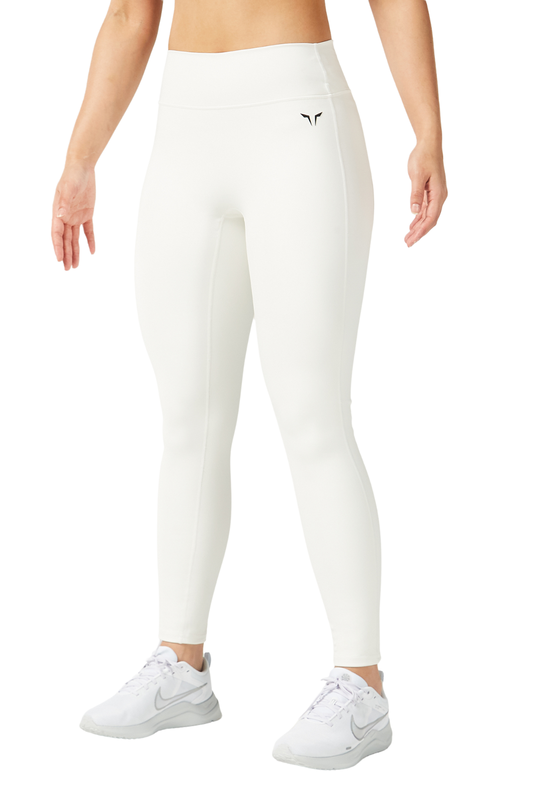 white green Length Leggings with Pockets