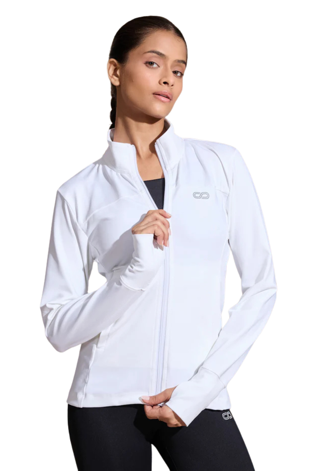 women’s sports jacket with zip pockets