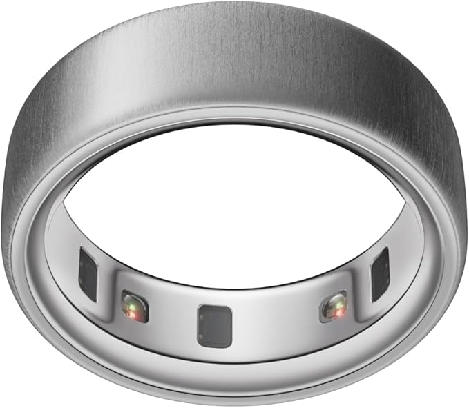 Oura - Ring 4 - Smart Ring - Brushed Silver