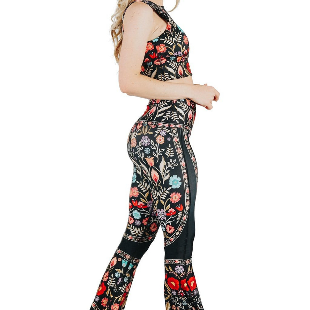 
                      
                        Yoga Democracy Printed Bell Bottom Leggings
                      
                    