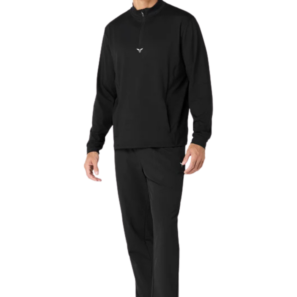 Men's - Essential Quarter Zip Long Sleeves Training Tee