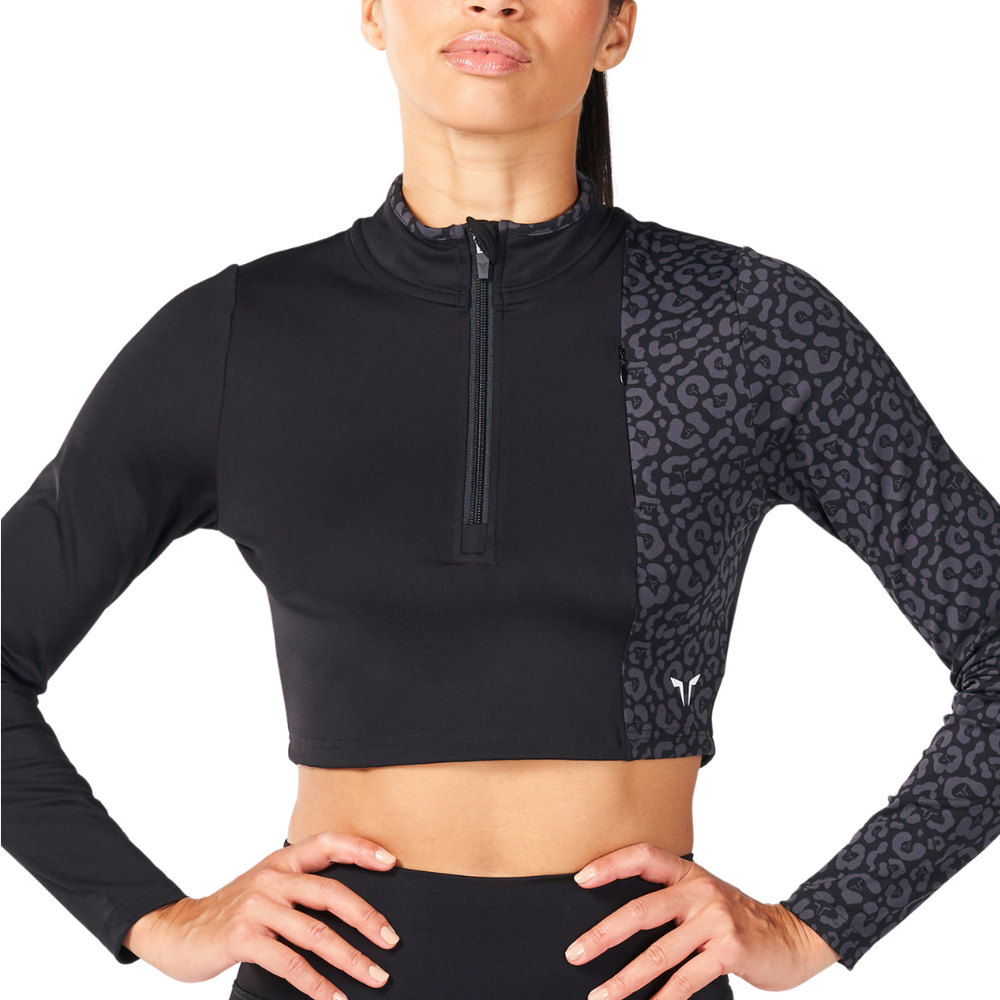 
                      
                        Qtr Zip Untamed Top
                      
                    