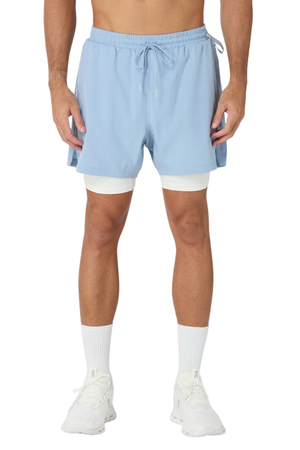 Dusty Blue / Pearl White
