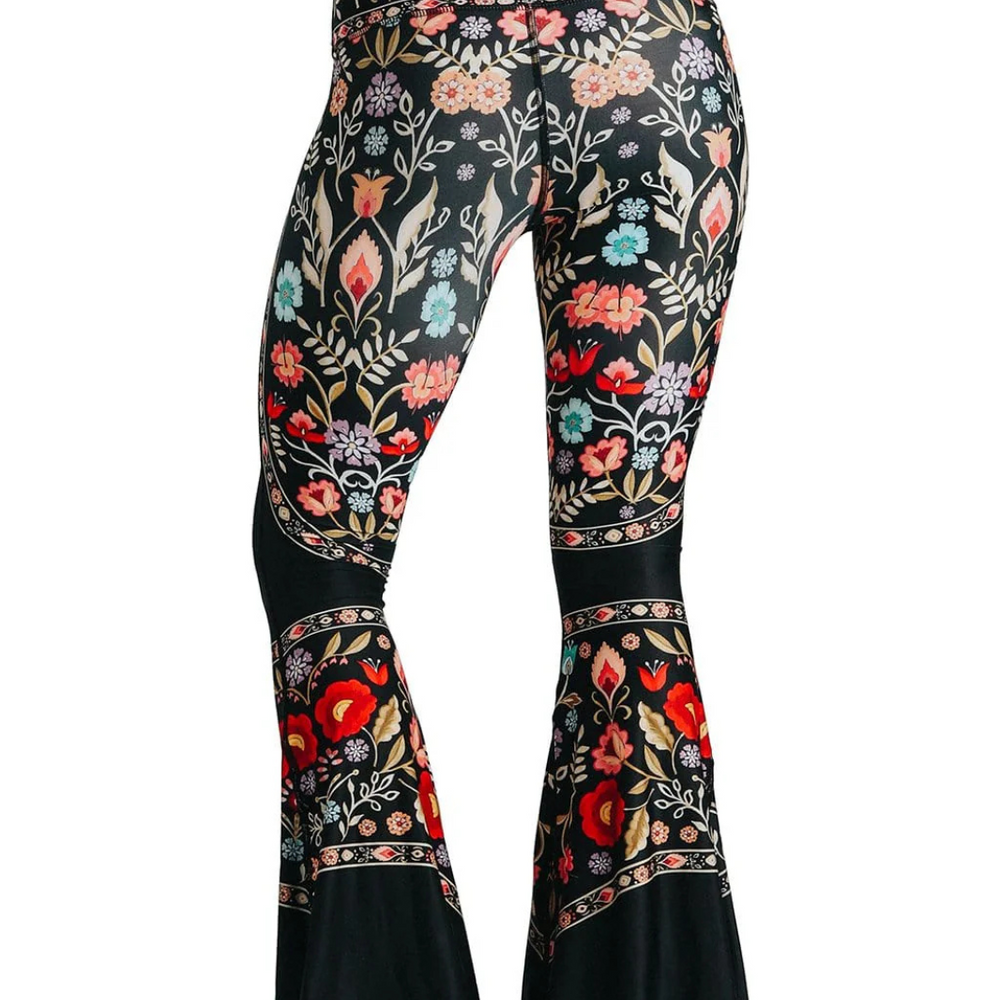 
                      
                        Yoga Democracy Printed Bell Bottom Leggings
                      
                    