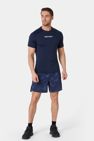 Geometric Cameo Navy