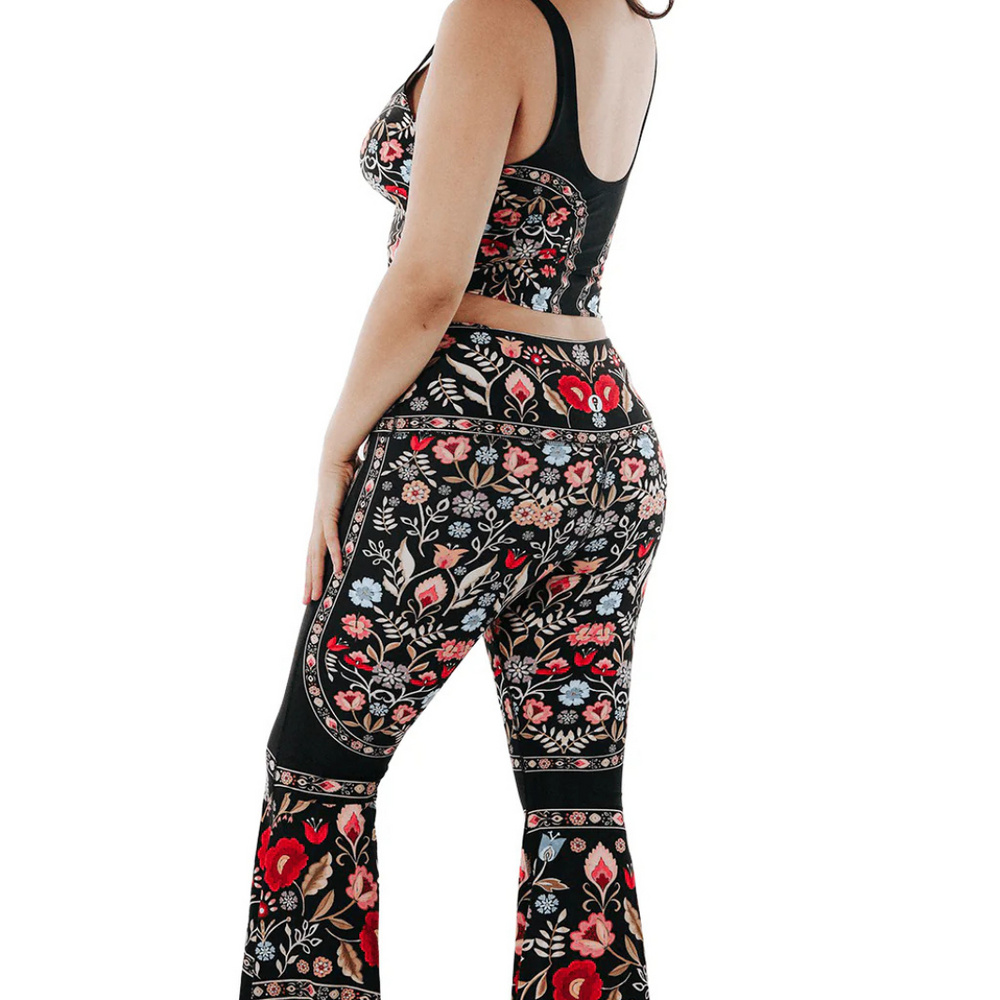 
                      
                        Yoga Democracy Printed Bell Bottom Leggings
                      
                    