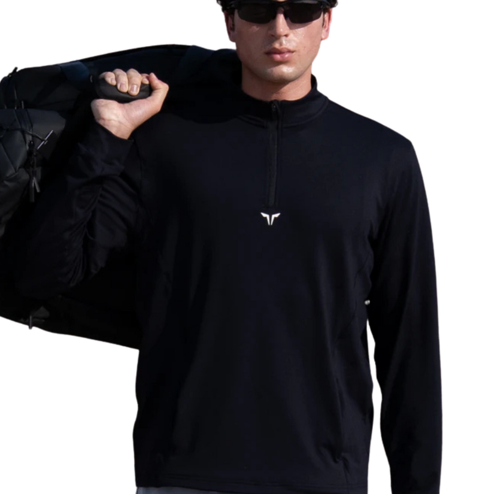 
                      
                        Men's - Essential Quarter Zip Long Sleeves Training Tee
                      
                    