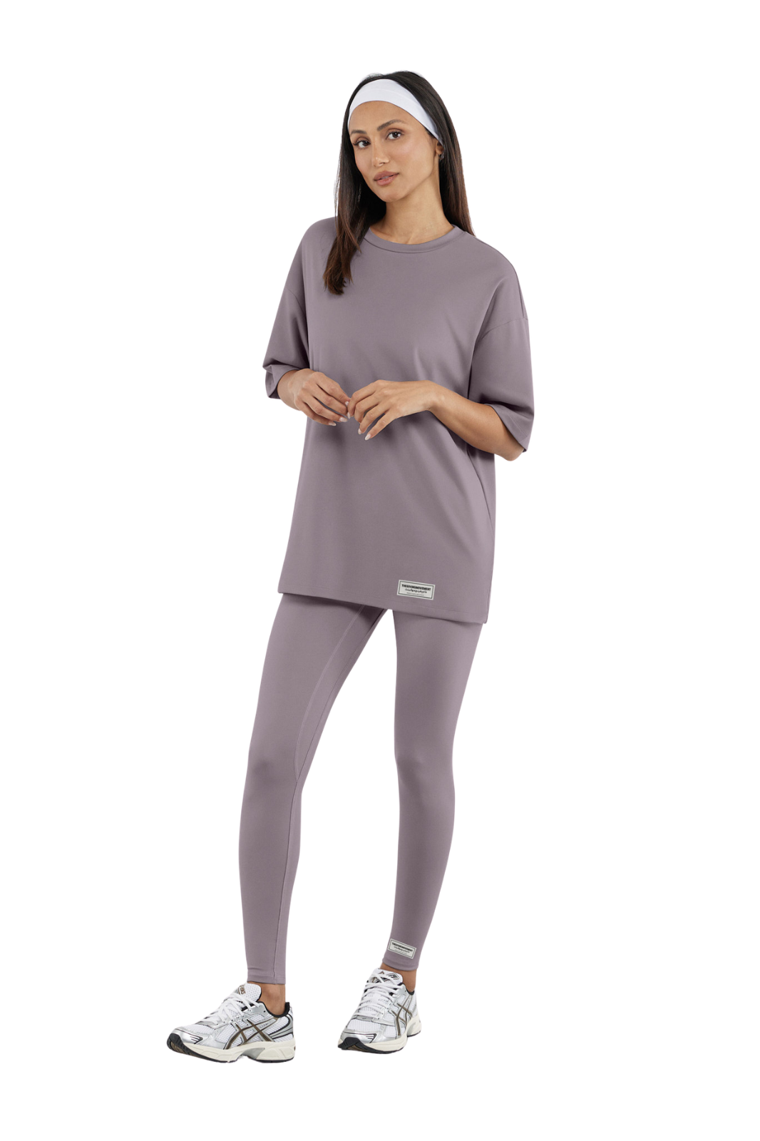 Softskin High Rise Contrast Label Leggings 27"