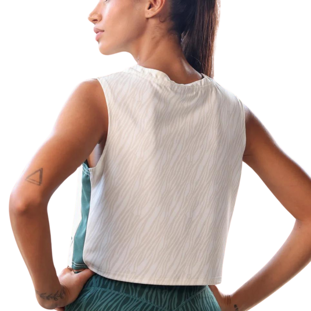 
                      
                        Core Wild Print  Crop Tank
                      
                    