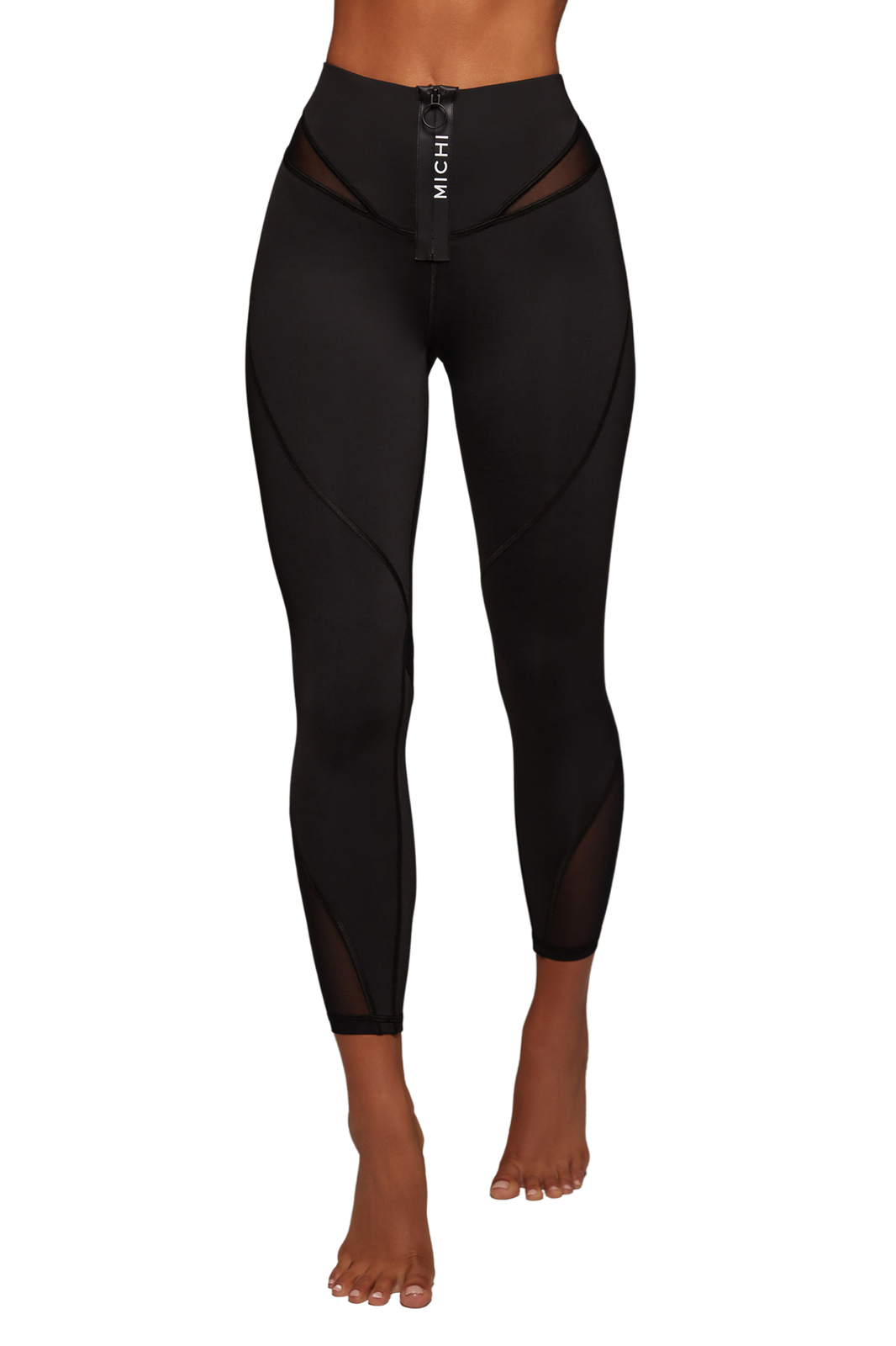 High-Waisted Black Sports Legging