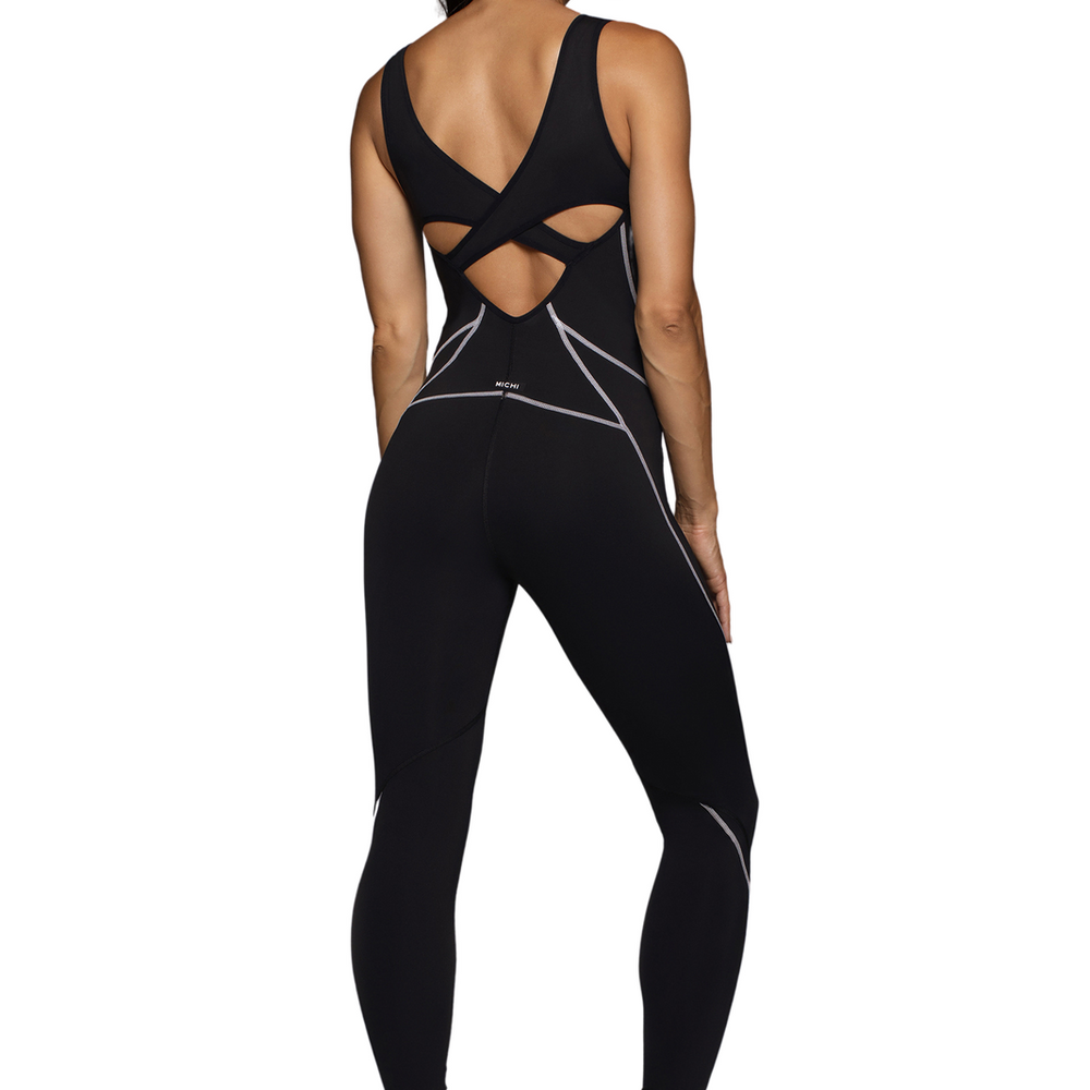 
                      
                        Michi Incite Black Jumpsuit for Gym
                      
                    
