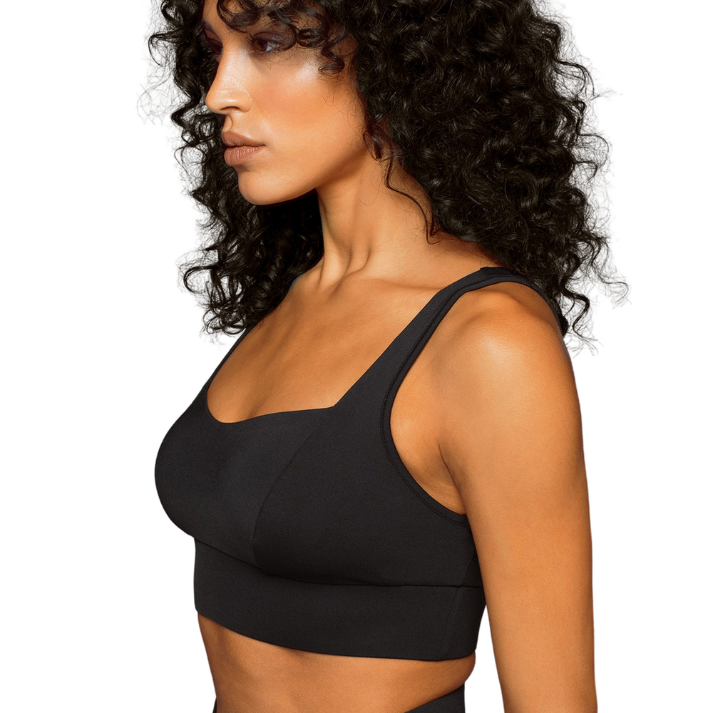 
                      
                        Michi Longline Sports Bra - Black Training Bra with High Support
                      
                    